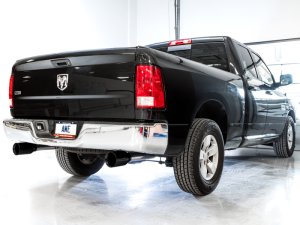 RAM 1500 Performance Exhaust - Rear - AWE Tuning - Cat-Back, Dual Rear Exit, 180 Technology - Diamond Black - `09-`18